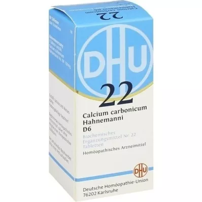 BIOCHEMIE DHU 22 Calcio carbonico D 6 compresse, 80 pz