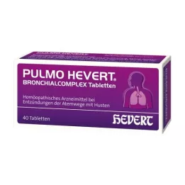 PULMO HEVERT Compresse di complesso bronchiale, 40 pz