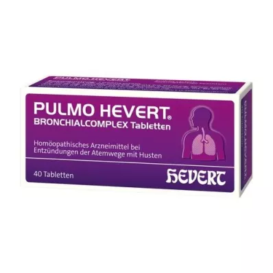 PULMO HEVERT Compresse di complesso bronchiale, 40 pz
