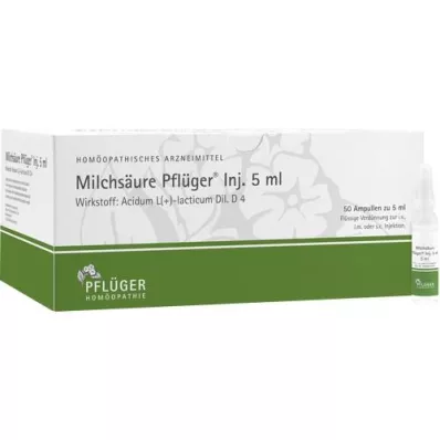 MILCHSÄURE Soluzione iniettabile Pflüger 5 ml, 50 unità MILCHSÄURE Soluzione iniettabile Pflüger 5 ml, 50 unità