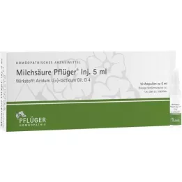 MILCHSÄURE Soluzione iniettabile Pflueger 5 ml, 10 pz