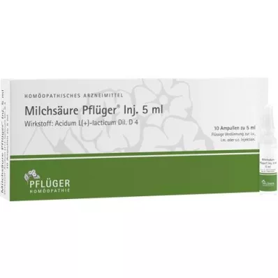 MILCHSÄURE Soluzione iniettabile Pflueger 5 ml, 10 pz MILCHSÄURE Soluzione iniettabile Pflueger 5 ml, 10 pz