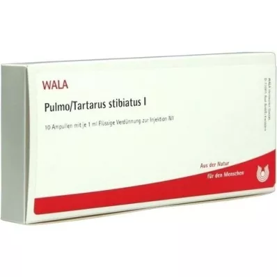 PULMO/TARTARUS stibiatus I fiale, 10X1 ml