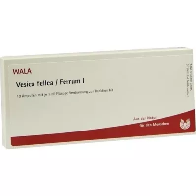 VESICA FELLEA/Fiale Ferrum I, 10x1 ml VESICA FELLEA/Fiale Ferrum I, 10x1 ml