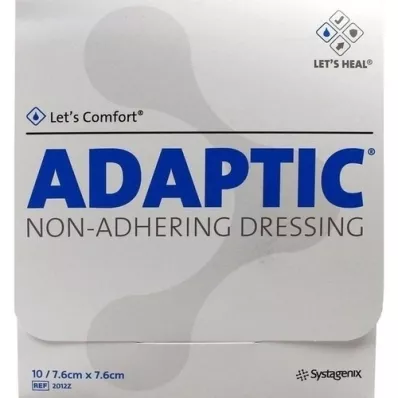 ADAPTIC Medicazione umida per ferite 7,6x7,6 cm, 10 pz