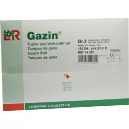 GAZIN Tampone prugna sterile 2+3 protettivo r.o.RK, 125 pz