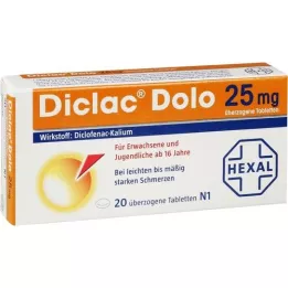 DICLAC Dolo 25 mg compresse rivestite, 20 pz