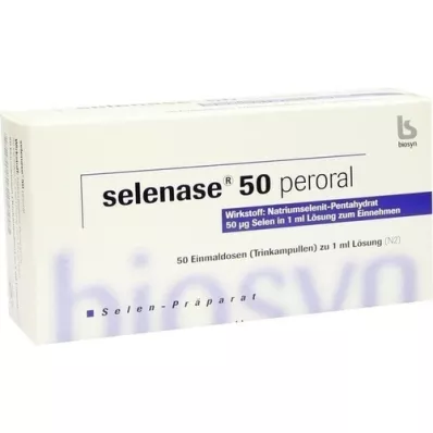 SELENASE 50 soluzione orale orale, 50X1 ml SELENASE 50 soluzione orale orale, 50X1 ml