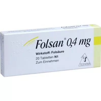 FOLSAN compresse da 0,4 mg, 20 pz