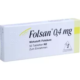 FOLSAN compresse da 0,4 mg, 50 pz