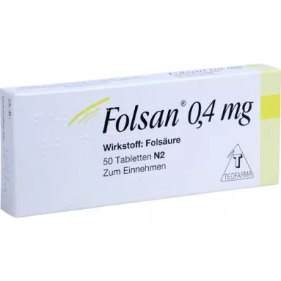 FOLSAN compresse da 0,4 mg, 50 pz