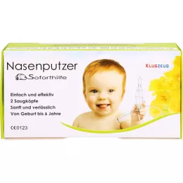 KLUGZEUG Detergente nasale di aiuto immediato, aspiratore nasale, 1 pz