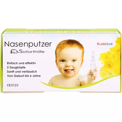 KLUGZEUG Detergente nasale di aiuto immediato, aspiratore nasale, 1 pz KLUGZEUG Detergente nasale di aiuto immediato, aspiratore nasale, 1 pz