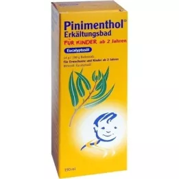 PINIMENTHOL Bagno freddo per bambini dai 2 anni in su. Eucalipto, 190 ml