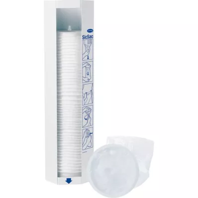 SICSAC Dispenser per sacchetti per sputi, 1 pezzo SICSAC Dispenser per sacchetti per sputi, 1 pezzo