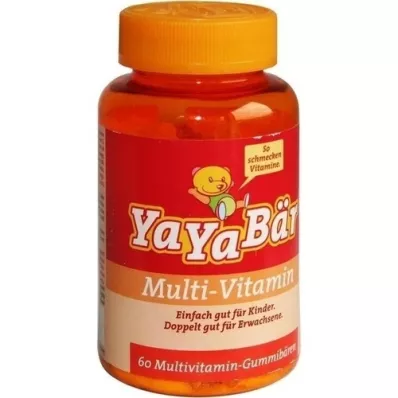 YAYABÄR Gomme vitaminiche alla frutta per bambini, 60 pz