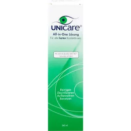UNICARE Soluzione tutto in uno per tutte le lenti a contatto rigide, 240 ml