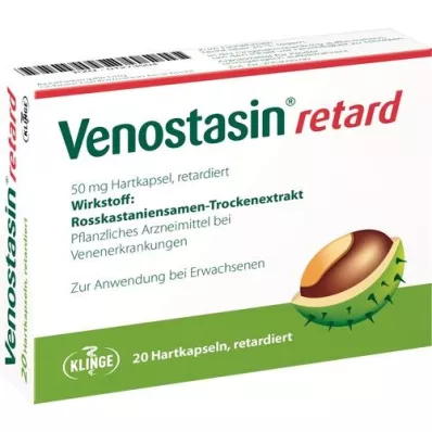 VENOSTASIN retard 50 mg capsula rigida ritardata, 20 pz