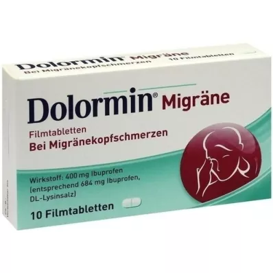 DOLORMIN Compresse rivestite con film per emicrania, 10 pz DOLORMIN Compresse rivestite con film per emicrania, 10 pz