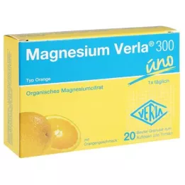 MAGNESIUM VERLA 300 granuli di arancia, 20 pz