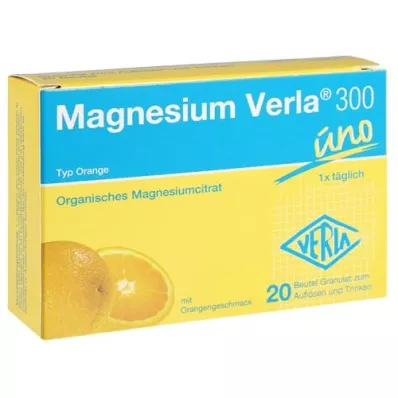 MAGNESIUM VERLA 300 granuli di arancia, 20 pz