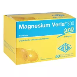 MAGNESIUM VERLA 300 granuli di arancia, 50 pz