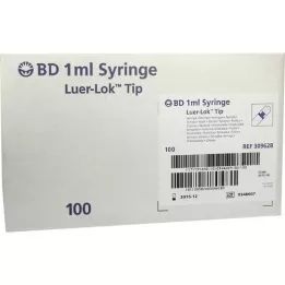 BD PLASTIPAK Spr.1 ml Luer Lok 3 pezzi, 100X1 ml