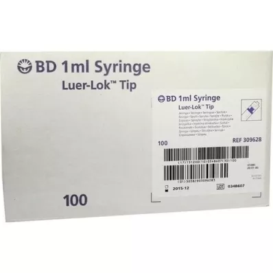 BD PLASTIPAK Spr.1 ml Luer Lok 3 pezzi, 100X1 ml BD PLASTIPAK Spr.1 ml Luer Lok 3 pezzi, 100X1 ml
