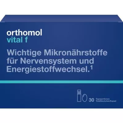 ORTHOMOL Confezione combinata borraccia/capsula Vital F, 30 pz