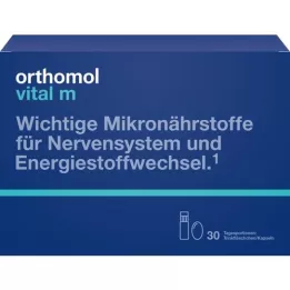 ORTHOMOL Confezione combinata borraccia/capsula Vital M, 30 pz