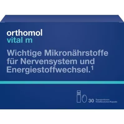 ORTHOMOL Confezione combinata borraccia/capsula Vital M, 30 pz