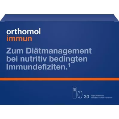 ORTHOMOL Confezione combinata borraccia/compressa Immune, 30 pz ORTHOMOL Confezione combinata borraccia/compressa Immune, 30 pz