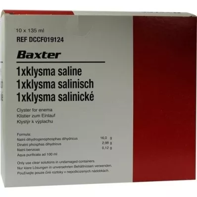 KLYSMA 1x soluzione salina, 10X135 ml