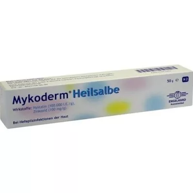 MYKODERM Unguento curativo Nistatina e ossido di zinco, 50 g MYKODERM Unguento curativo Nistatina e ossido di zinco, 50 g
