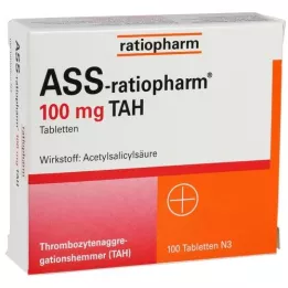 ASS-ratiopharm 100 mg TAH compresse, 100 pz