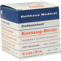 KURZZUGBINDE Cottonelast 6 cmx5 m, 1 pezzo