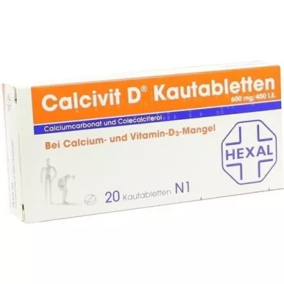 CALCIVIT D Compresse masticabili, 20 pz CALCIVIT D Compresse masticabili, 20 pz