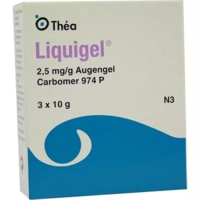 LIQUIGEL Gel per occhi, 3X10 g