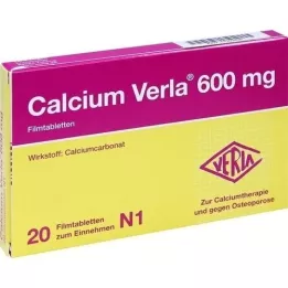CALCIUM VERLA Compresse rivestite con film da 600 mg, 20 pz