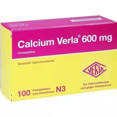 CALCIUM VERLA Compresse rivestite con film da 600 mg, 100 pz
