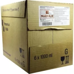 ISOTONISCHE Soluzione salina 0,9% Glasfl.Fresenius, 6X1000 ml