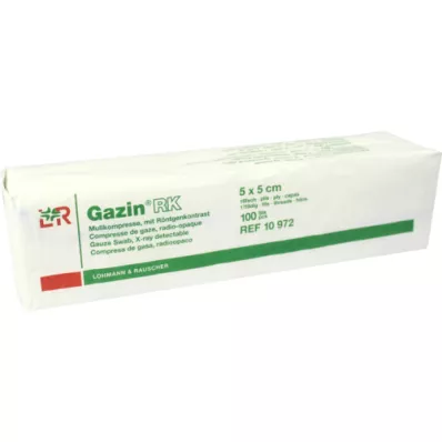 GAZIN Garza comp.5x5 cm non sterile 16 pieghe RK, 100 pz GAZIN Garza comp.5x5 cm non sterile 16 pieghe RK, 100 pz