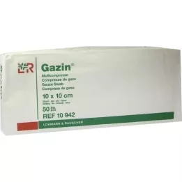 GAZIN Garza comp. 10x10 cm non sterile operazione 32 volte, 50 pz