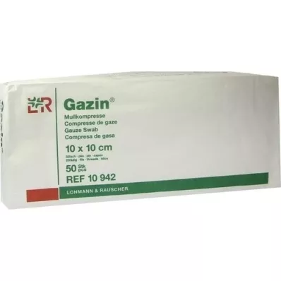 GAZIN Garza comp. 10x10 cm non sterile operazione 32 volte, 50 pz