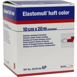 ELASTOMULL manico colore 10 cmx20 mt carta fissaggio rosso, 1 pz