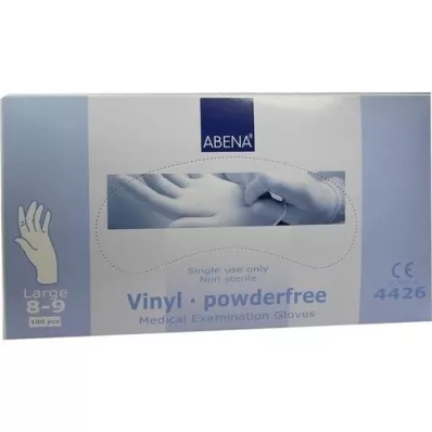 VINYL Guanti senza polvere grandi, 100 pezzi VINYL Guanti senza polvere grandi, 100 pezzi
