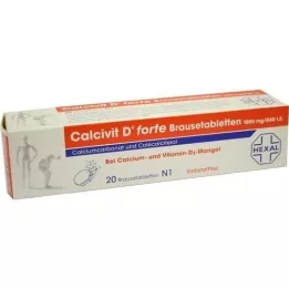 CALCIVIT Compresse effervescenti D forte, 20 pz