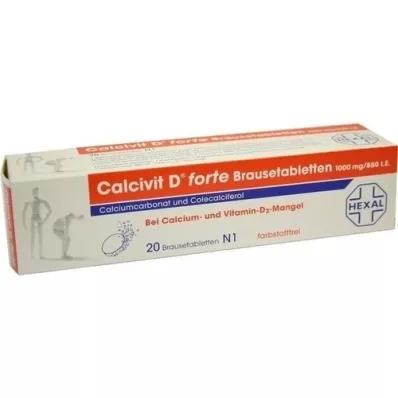 CALCIVIT Compresse effervescenti D forte, 20 pz