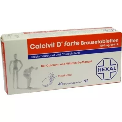 CALCIVIT D forte compresse effervescenti, 40 pz