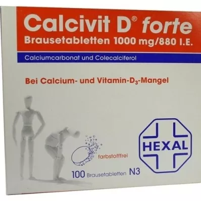 CALCIVIT D forte compresse effervescenti, 100 pz